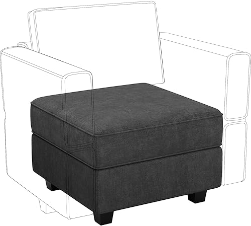 Miniatura 47 de Belffin Sofá seccional modular de tela Apoyabrazos Respaldo Módulo Sofá Parte Seccional Lateral Apoyabrazos/Respaldo Pavo Real Azul Azul pavo