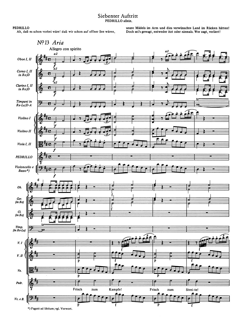 Die sieben großen Opern KV 366, 384, 492, 527, 588, 620, 621. Studienpartitur, Urtextausgabe, Sammelband. BÄRENREITER URTEXT