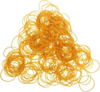 ABOOFAN 380 piezas Bandas Elásticas Amarillas para Reparación de Pantallas de Móvil Bandas Gruesas de Goma Resistente y Alta Elasticidad para Fijación Segura Hogar y Oficina