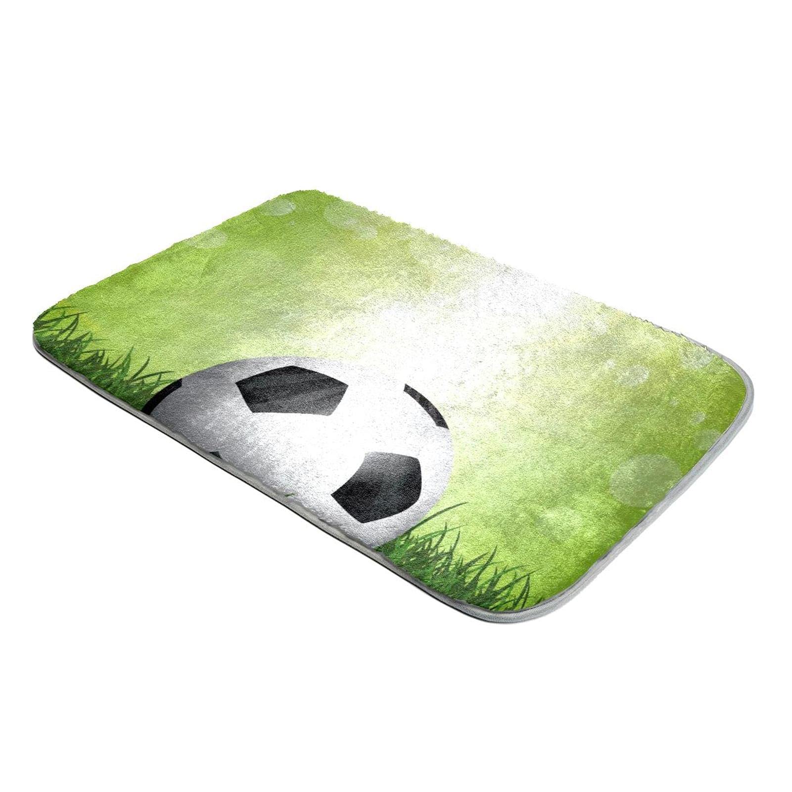 Tapis de football vert ultra doux pour une chambre d'enfant dynamique