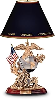 The Hamilton Collection United States Marine Corps. Esprit De Corps Lamp