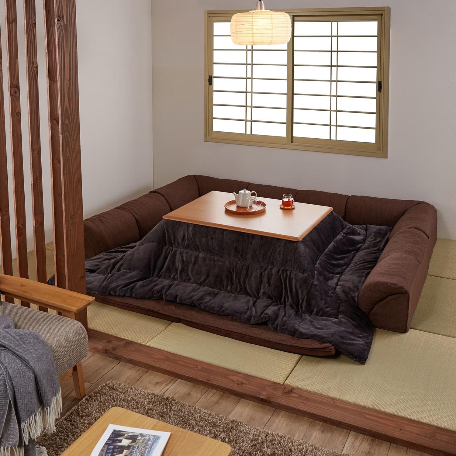 Amazon｜[ベルメゾン] フロアソファー グータラグ ダブルコーナー