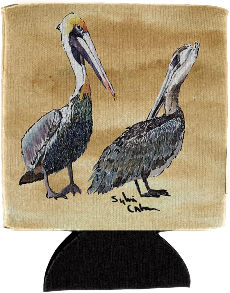 Caroline's Treasures JMK1145TBC Pelicans Remembering Tall Boy Hugger Can Cooler Sleeve Hugger Machine Washable Drink Sleeve Hugger Collapsible Insulator Beverage Insulated Holder image 4