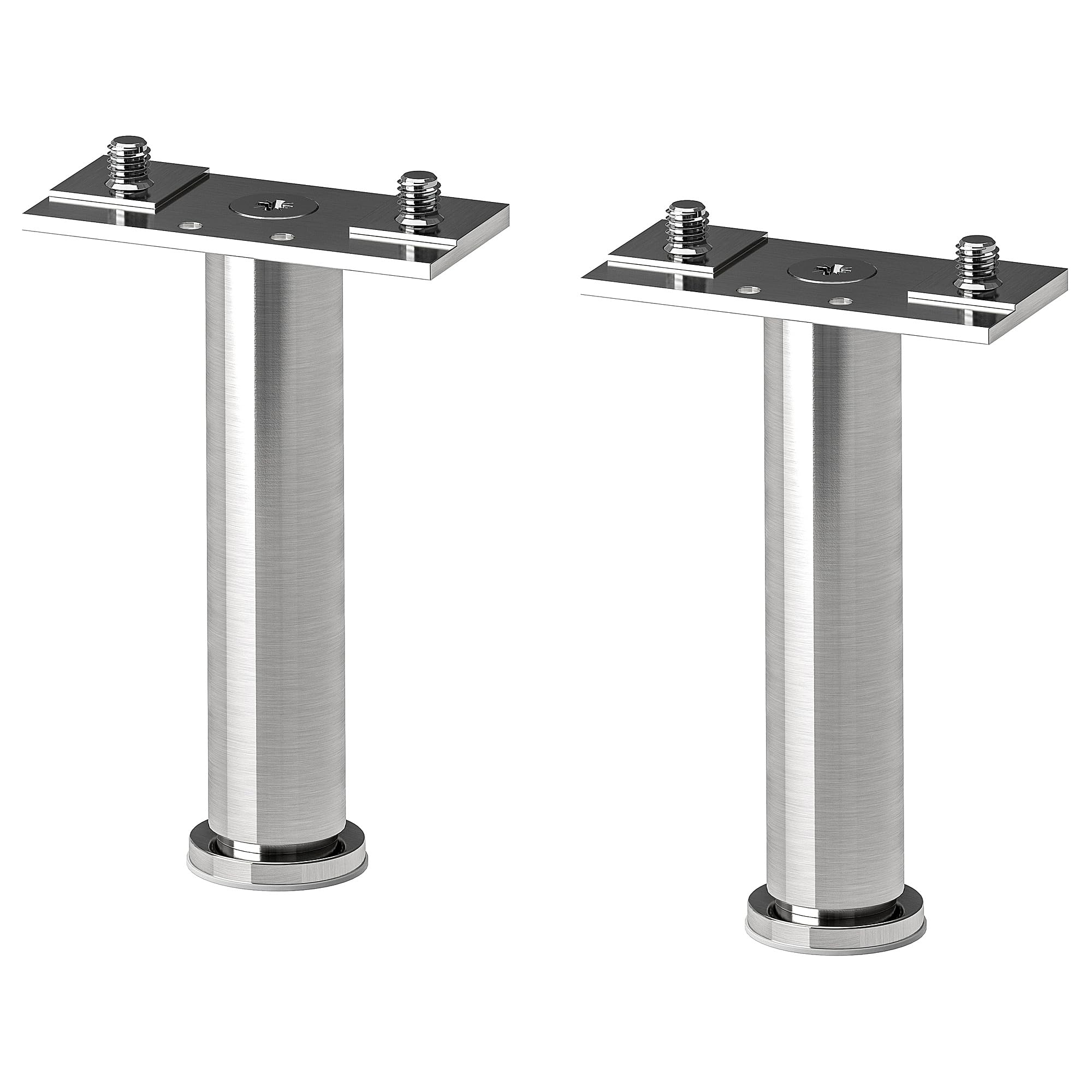 Pied réglable en inox ALMAÅN pour rehausser vos meubles de cuisine