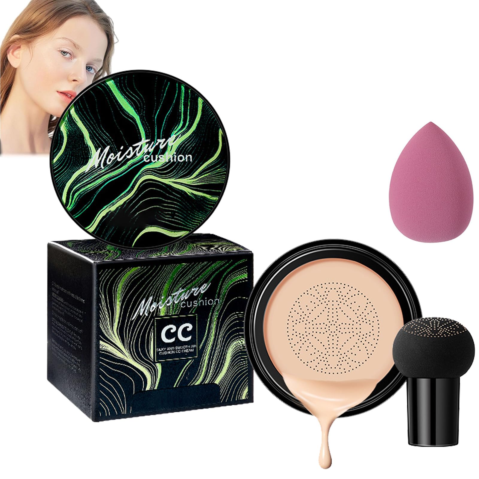 Honey And Pine Makeup, My Honey and Pine Cc Cream, Honey And Pine Cc Cream, Honey And Pine Foundation, Honey And Pine Air Cushion Cc Cream, Honey And Pine Moisture Cushion (04#nude skin, ONE)