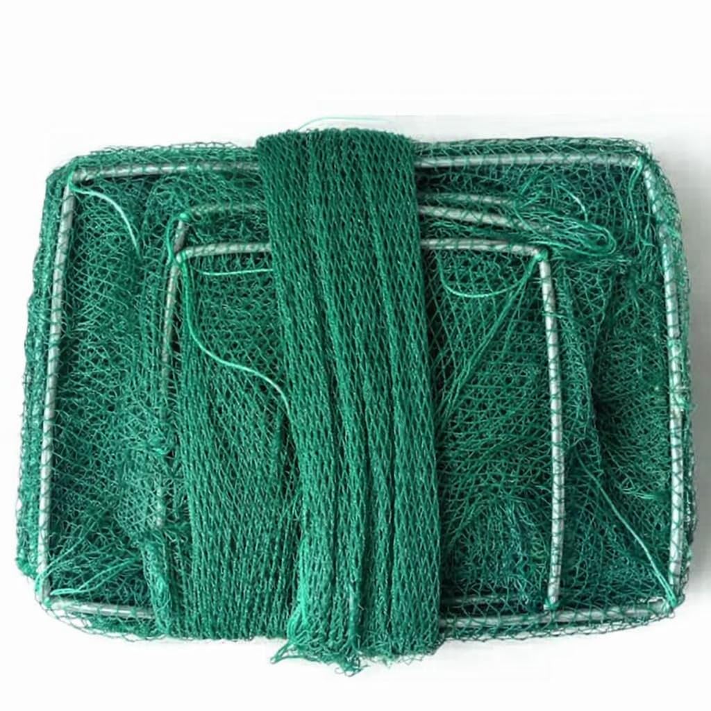Big Special Ring Net (Chaina Jaal) | 65 Feet Heavy Duty Fishing Net | 8/12mm Mesh Size | HDPE Thread | 50 PVC Coated Iron Rings | Ready to Use Big Catch Fishing Net-image-38