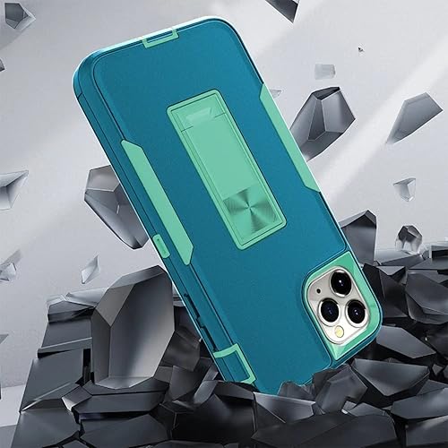 Miniatura 4 de wulibox Funda de diseño profesional para iPhone 11 Pro Max con soporte, protección contra caídas de grado militar, apta para soporte magnético de
