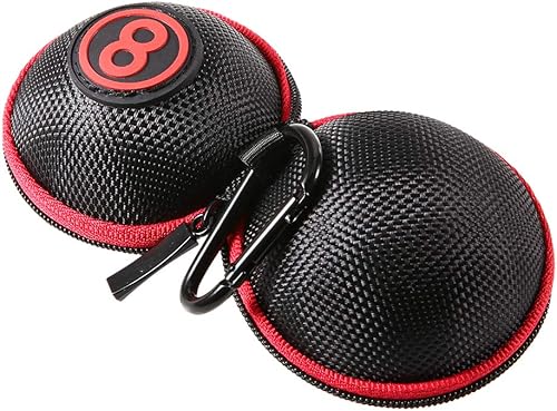 Miniatura 5 de Lixada Bola de billar blanca de 2.252 in, 6 puntos rojos, bola de entrenamiento para taco de piscina (caja de bola de cue)