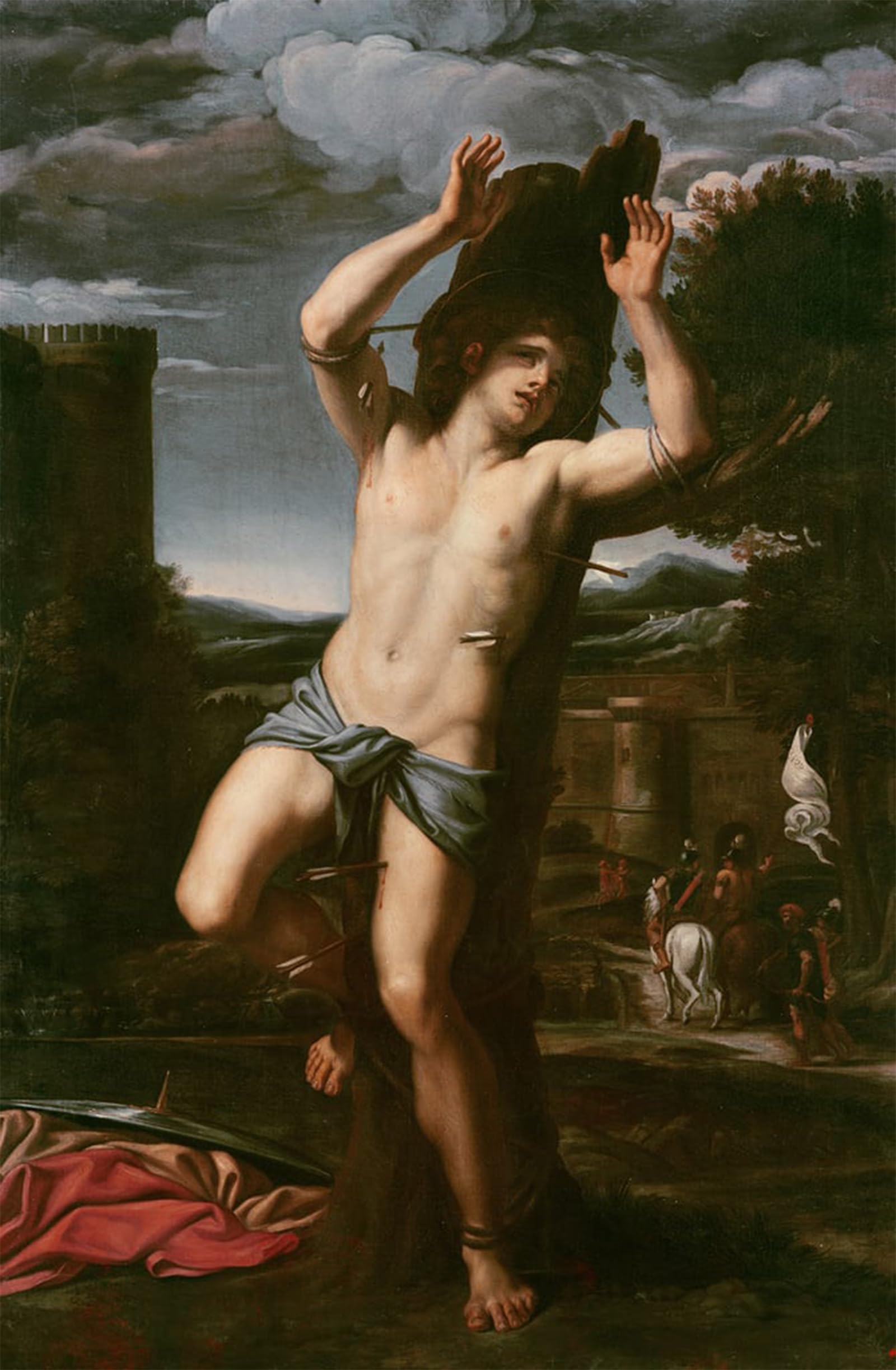SERENDIPITP Aesthetic Poster Photo Wall Print Retro Picture the Martyrdom of Saint by Annibale Carracci Modern Wall Artwork for Home Decor 60x90cm