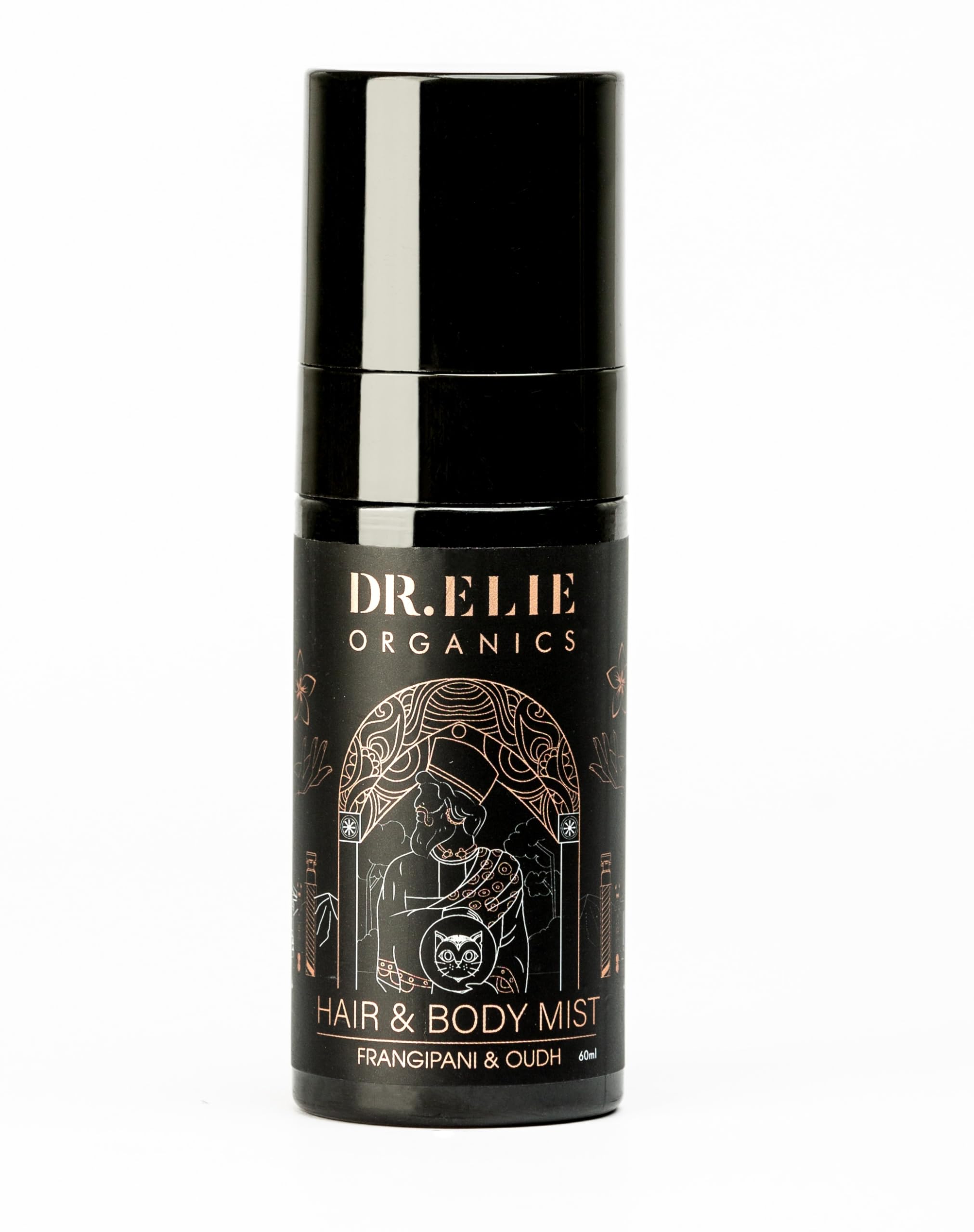 Hair Face & Body Mist – Sandalwood & Vetiver Fragrance | Unisex | Long-Lasting Natural Scent | Refreshing | Paraben & Alcohol-Free | 60 ml