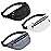 3 Packs Fanny Packs for Men and Women, Waterproof Sports Waist Pack Bag for Travel Hiking Running Hands-free