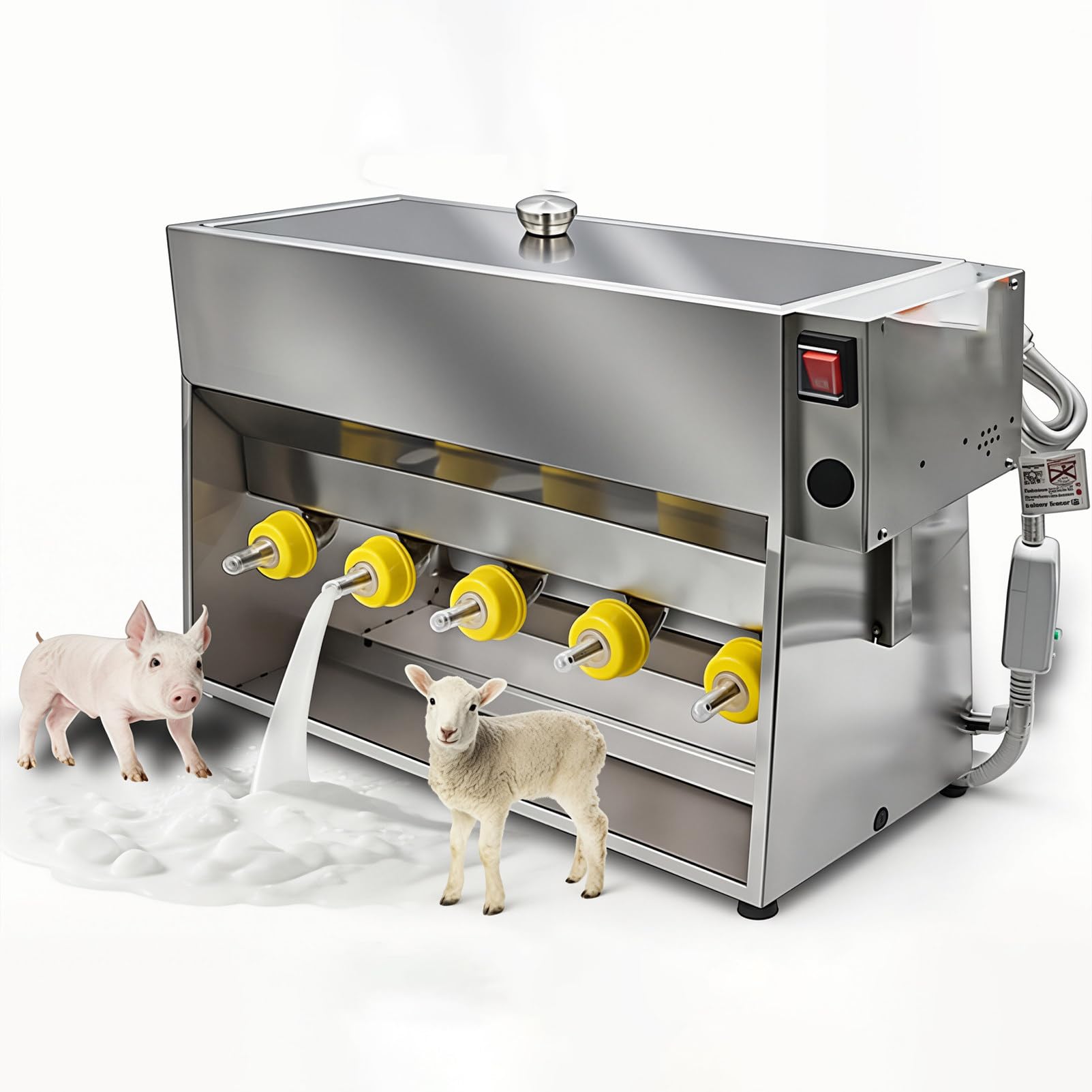 Distributeur lait automatique porcelets mangeoire agneaux 10 tétines