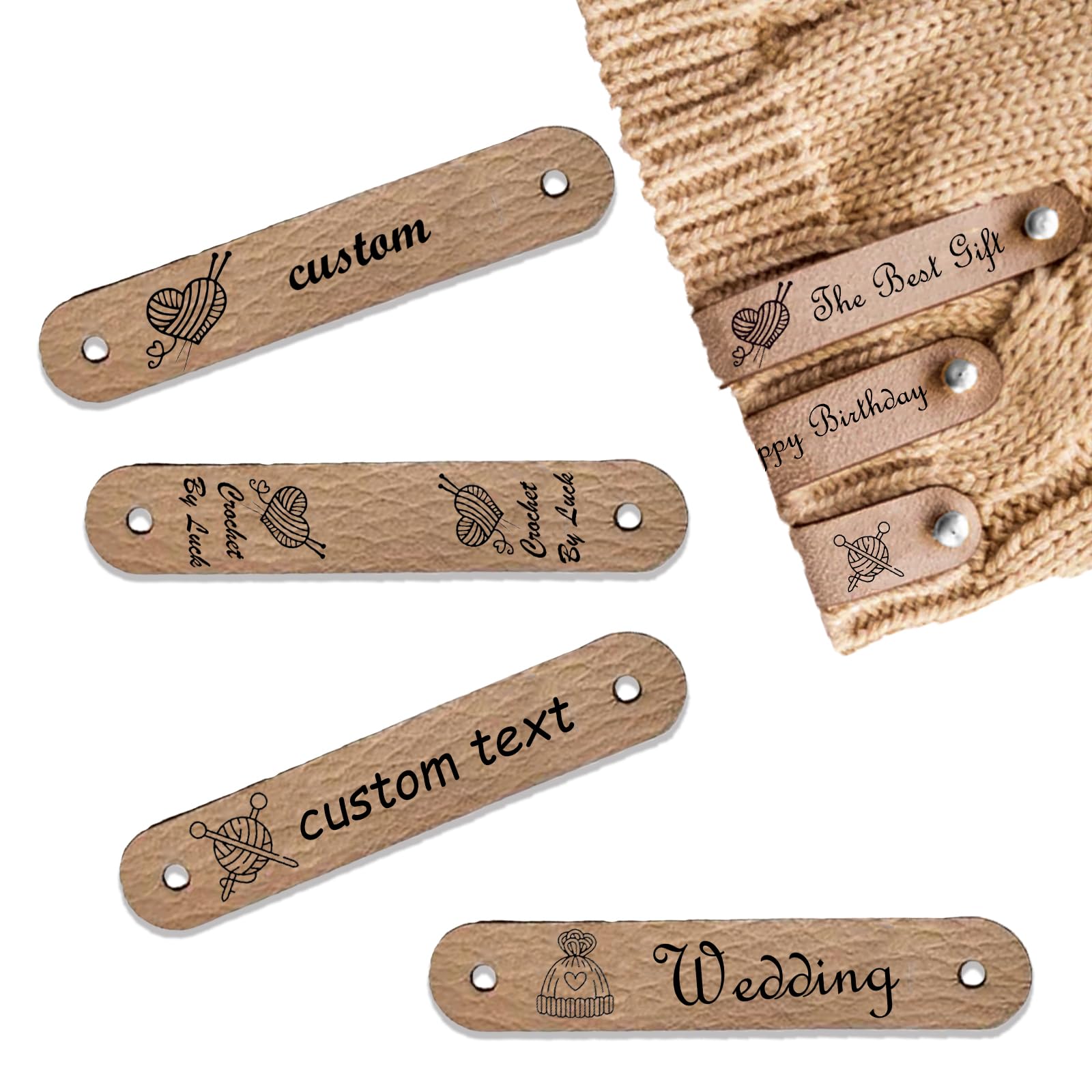 Amazon.com: LIUBAI 10Pcs Personalized Knitting & Crochet Tags