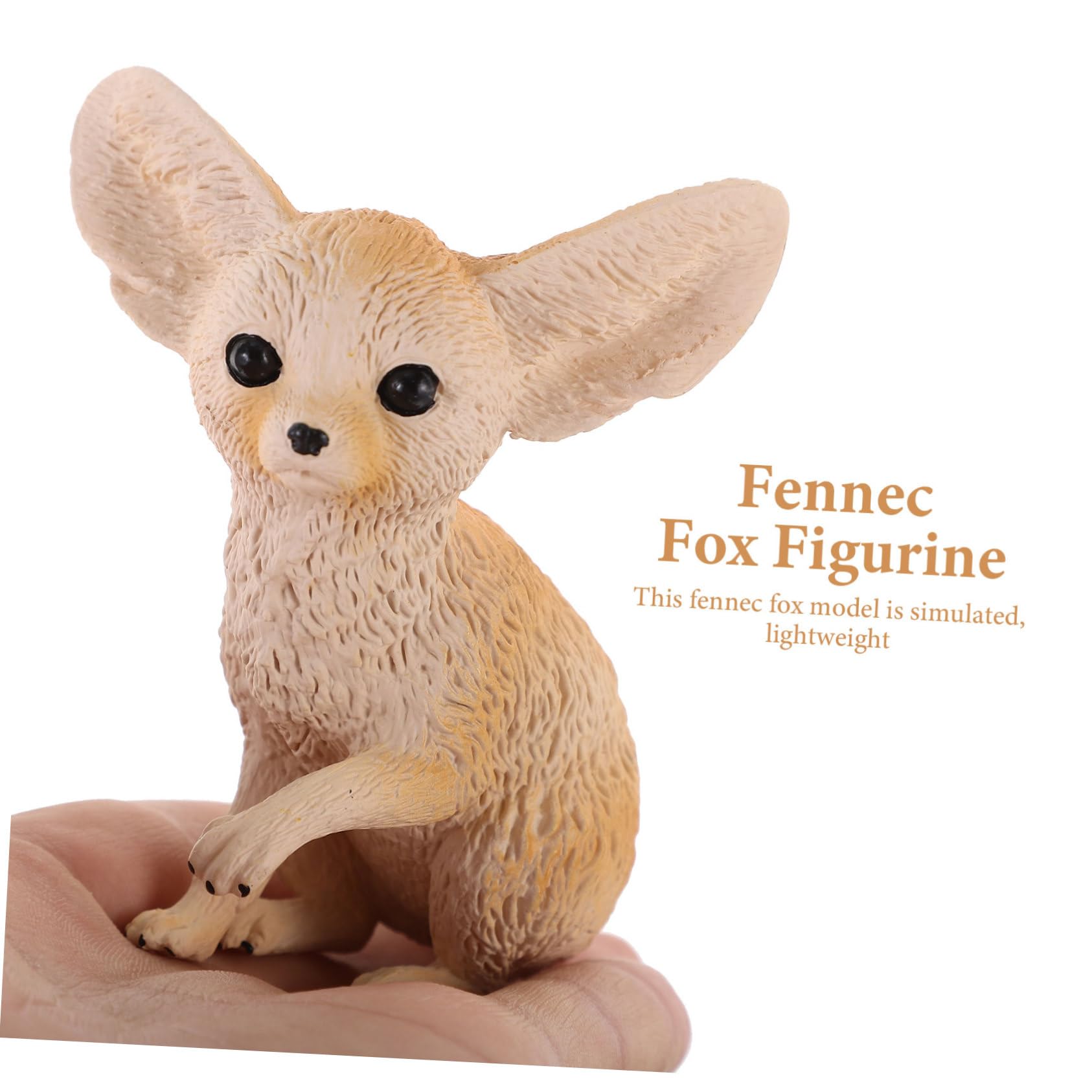 Amazon.co.jp: Toyvian フェネックキツネモデルオーナメント リアルな  