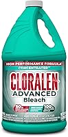 Cloralen Advanced Concentrated Bleach 121 fl oz: 3-in-1 Laundry Booster, Bathroom & Kitchen Cleaner - 50% More Loads, Fresh Scent