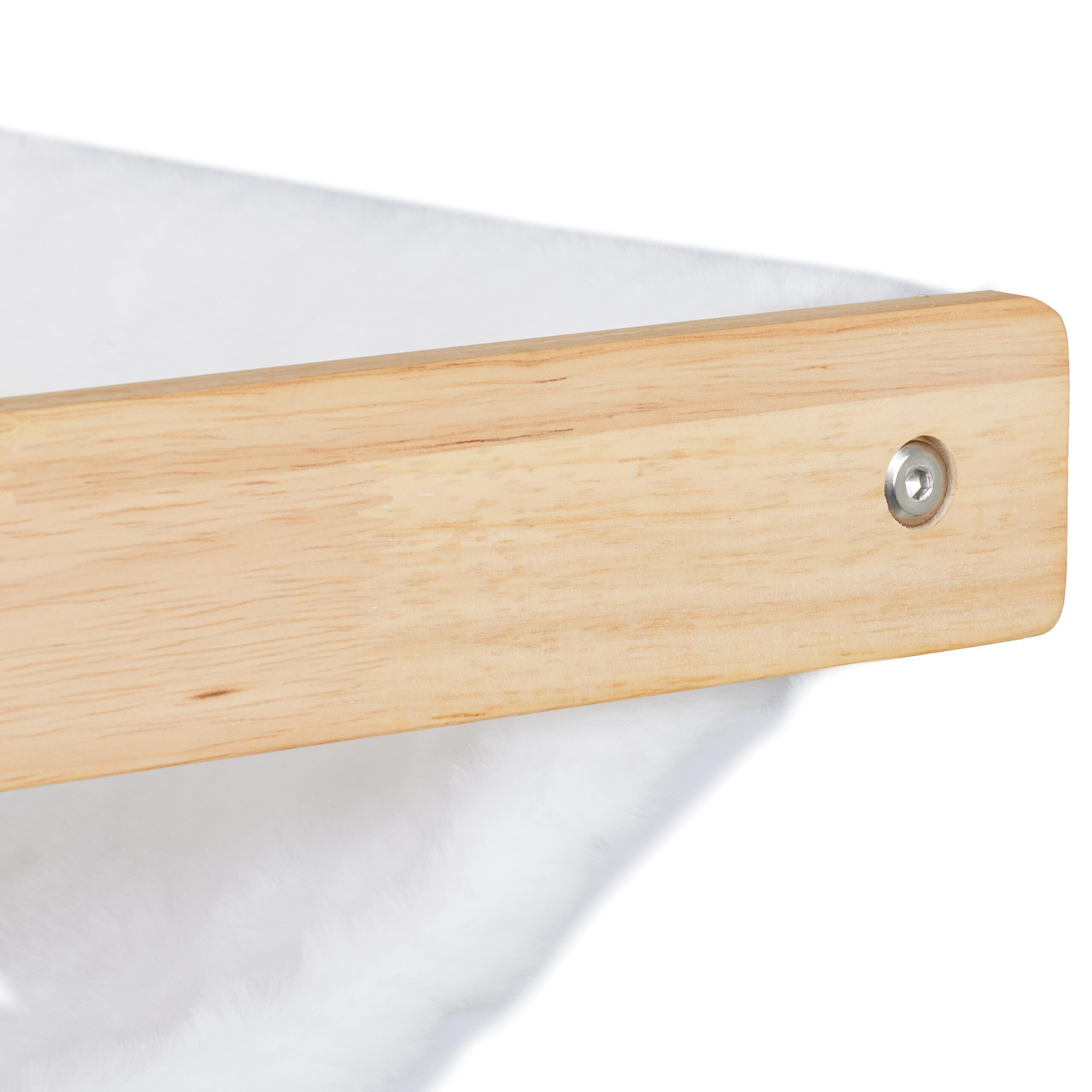 Relaxdays Cuccia Amaca da Parete per Gatti, Letto Rialzato per Animali, Percorso Arrampicata a Muro, HLP 17x39,5x32,5 cm