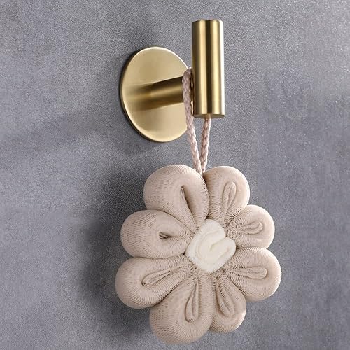 Miniatura 5 de ZWTNBFST Ganchos adhesivos de acero inoxidable 304 para bata, gancho pesado para baño, cocina, sala de estar, garaje, hotel, acabado cepillado, 2