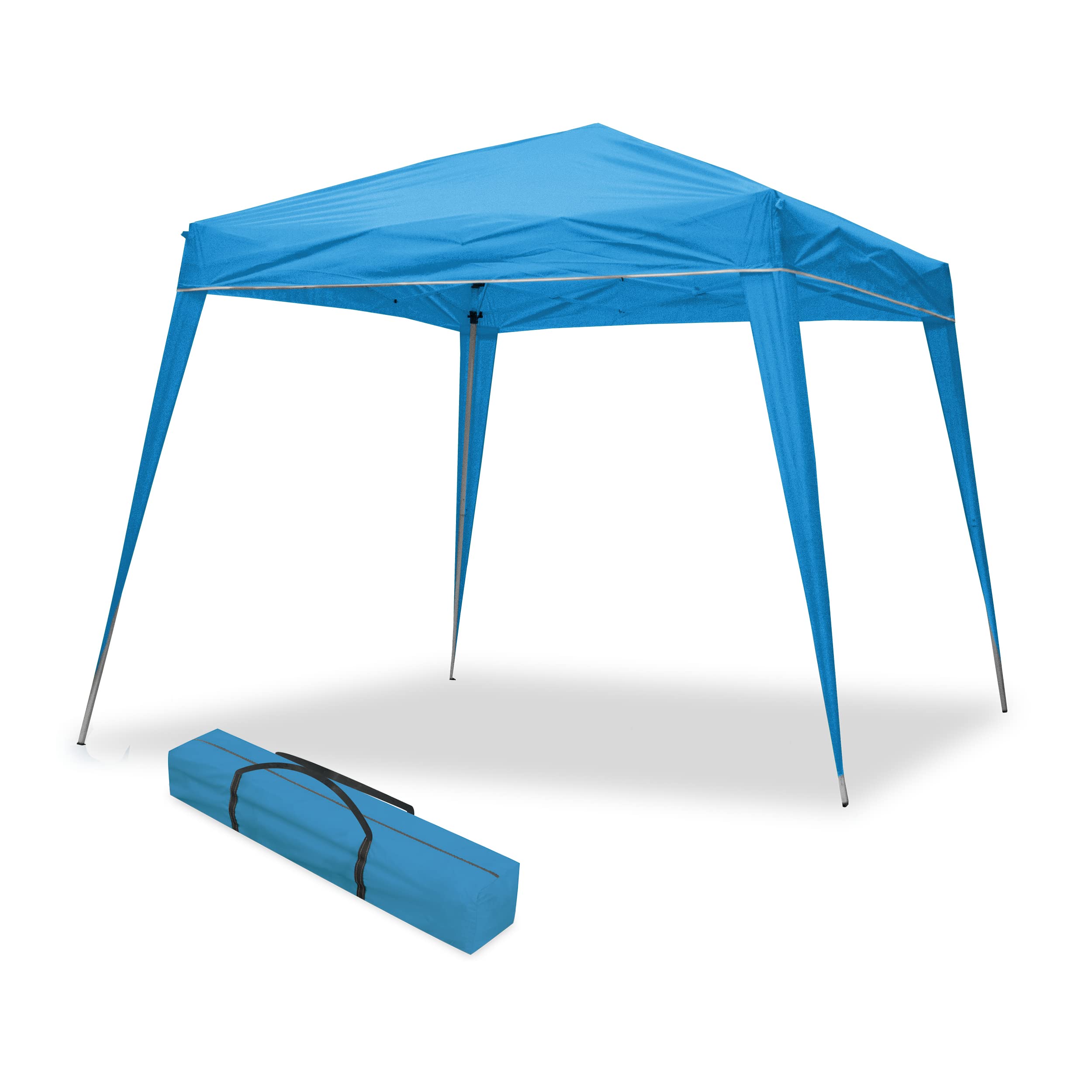 WASABI Tonnelle Pliante 3x3 Imperméable, Barnum de Jardin Extérieur Pliante 3x3, Structure Aluminium, Montage Rapide, Sac de Transport, Piquets et Sangles Inclus