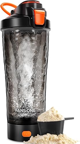 Botella agitadora eléctrica de proteínas, vaso mezclador eléctrico de 24 onzas, mezclador recargable por USB Tritan, tazas agitadoras portátiles