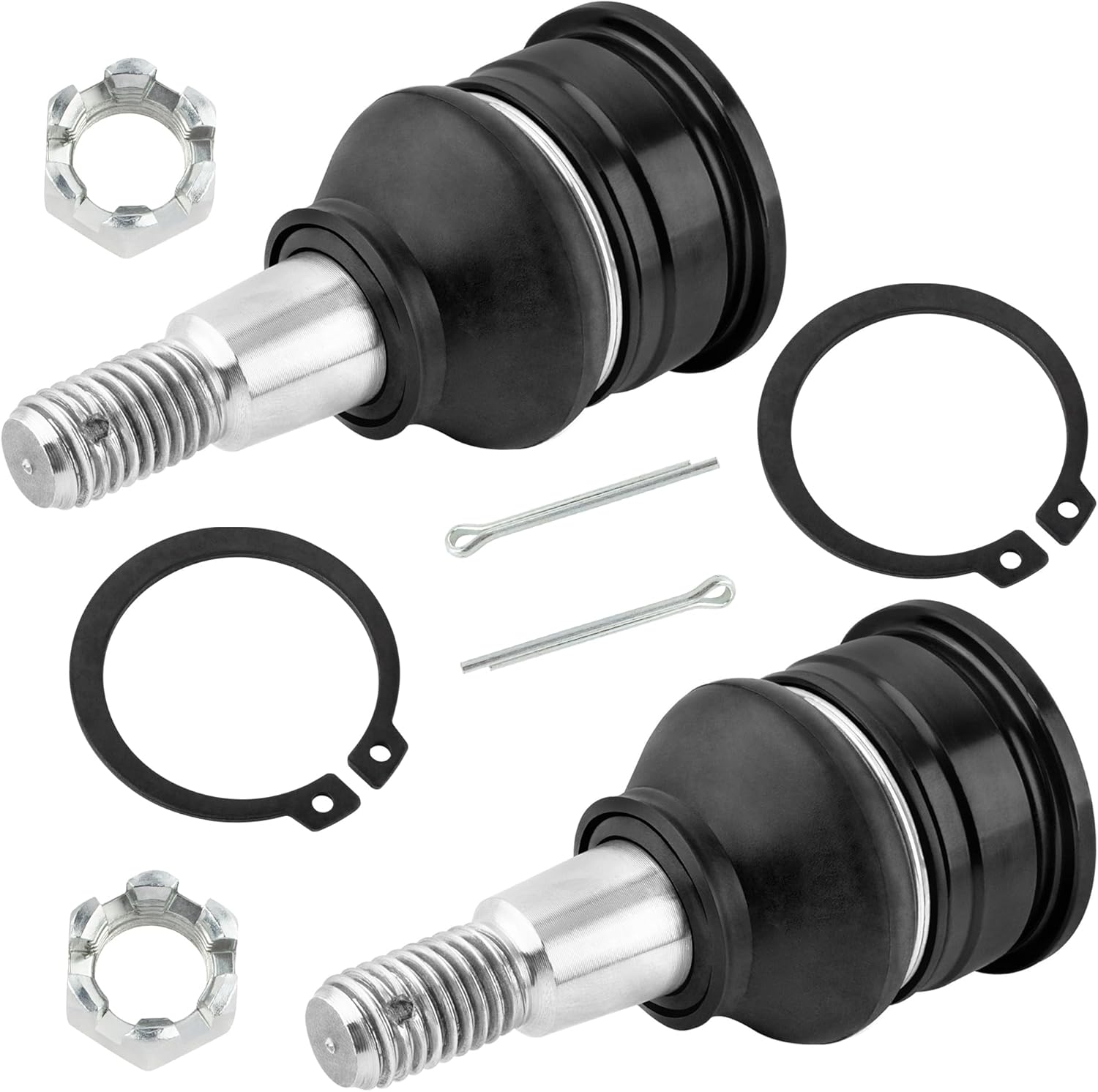 8pcs Front Inner Outer Tie Rods Front Lower Ball Joints Front Sway Bar Links for Acura MDX 2006, for Honda Pilot 2006-2008 Front Steering & Suspension Kit EV471 ES3716 ES3717 K750124 K80281