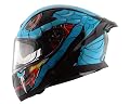 Axor Apex Venomous ISI ECE DOT Certified Full Face Dual Visor Helmet for Men and Women with Pinlock Fitted Outer Clear V