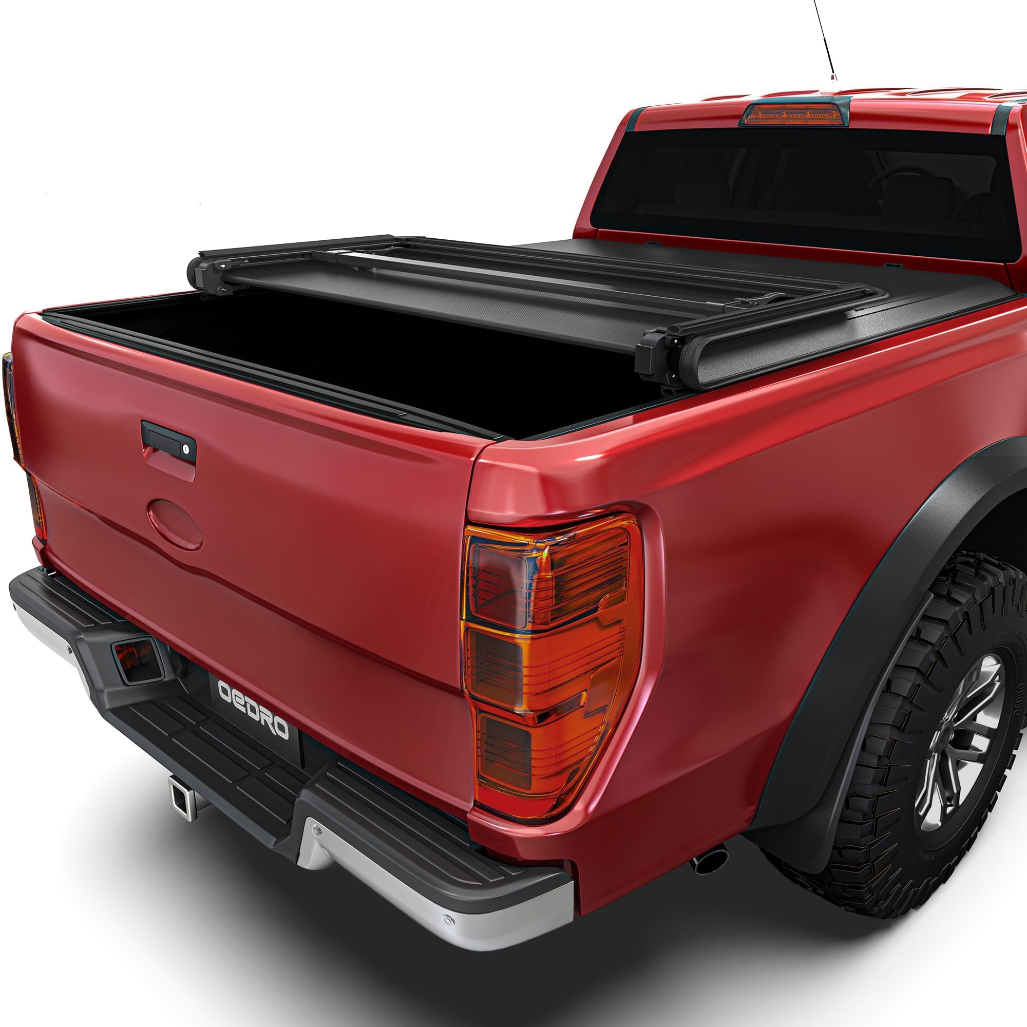 OEDRO Soft Tri-fold Truck Bed Tonneau Cover Compatible with 1999-2024 Ford F250 F350 F-250 F-350 Superduty 8 ft BedRecycled Claim Standard Blended
