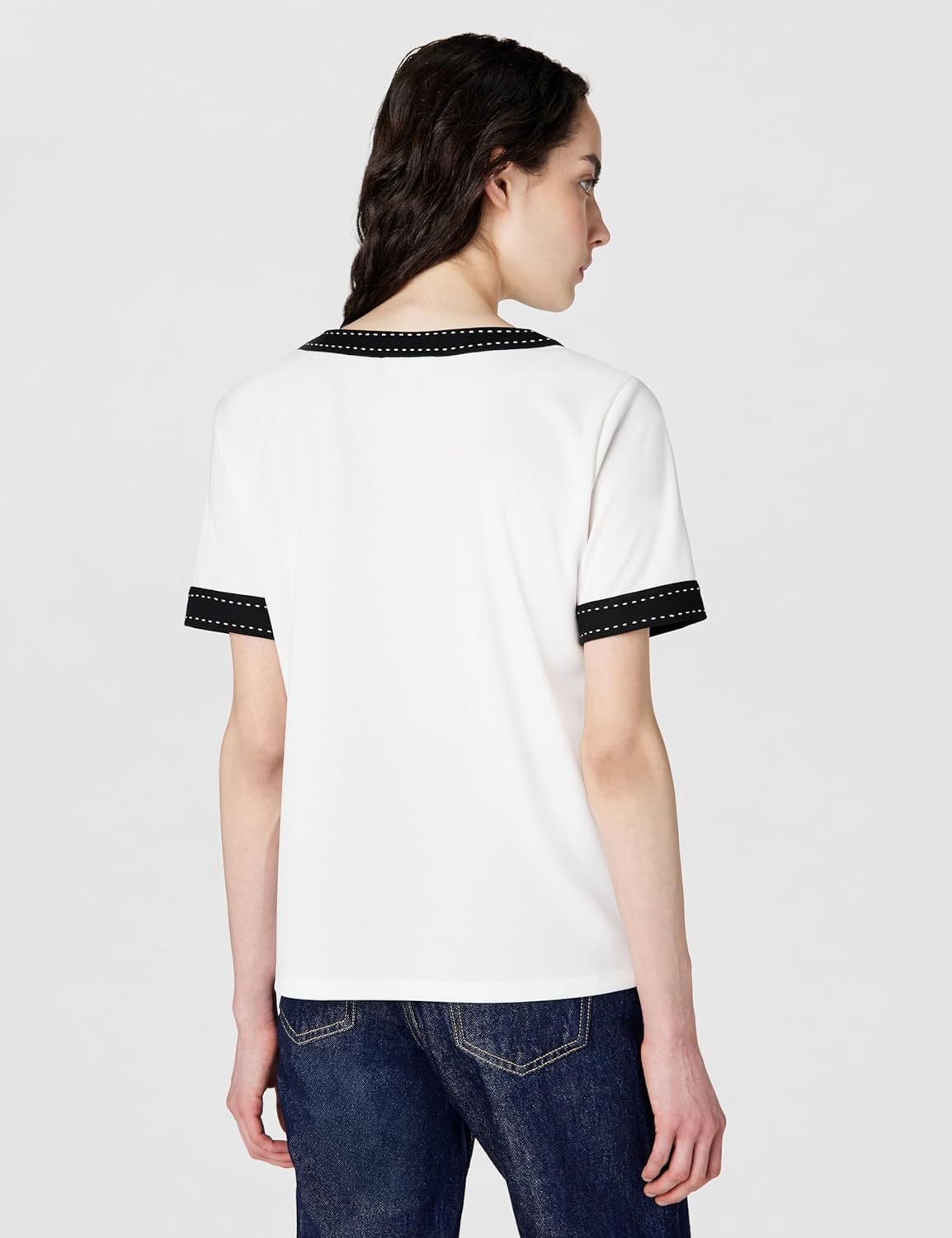 Karl Lagerfeld Women's Sleeveless Geo Bold Blouse