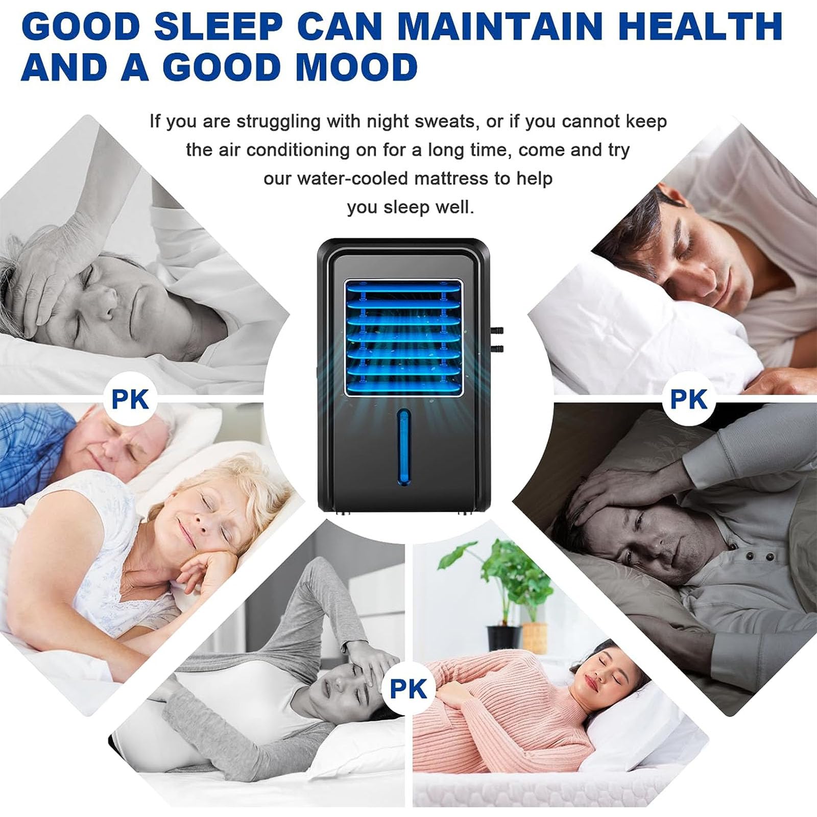 air conditioned mattress topper