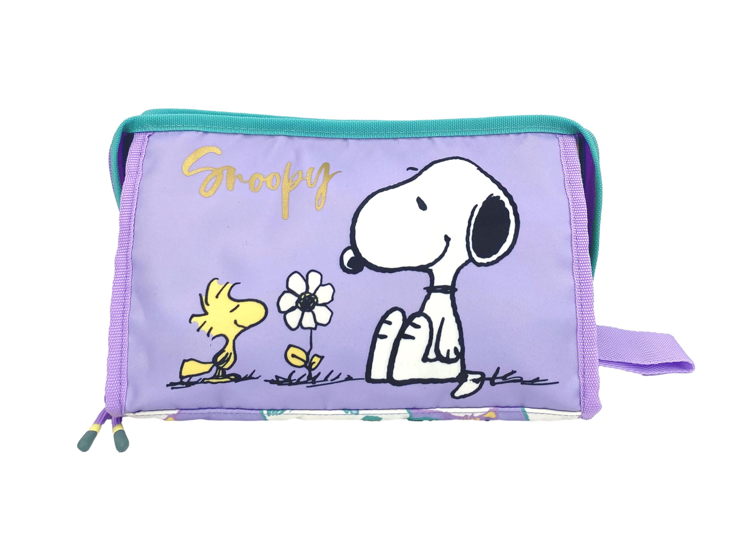 CyP Brands- Snoopy, Toiletry Bag, Pencil Case, Pencil Case, Purple, Official Product