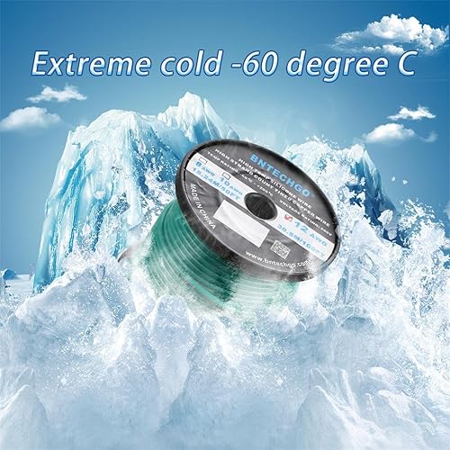 Vista 70 de BNTECHGO Carrete de alambre de silicona calibre 12, 50 pies, color rojo, flexible, 12 AWG, alambre de cobre estañado trenzado