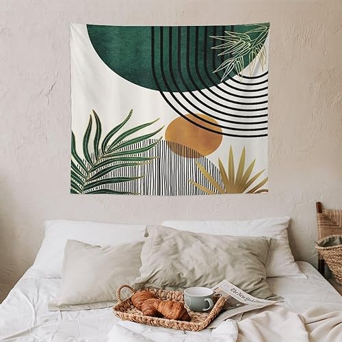 Miniatura 130 de Tapiz floral retro de los años 60 y 70, diseño hippie de primavera Groovy Flower Power Flower Boho para colgar en la pared, arte neutro para Hippie