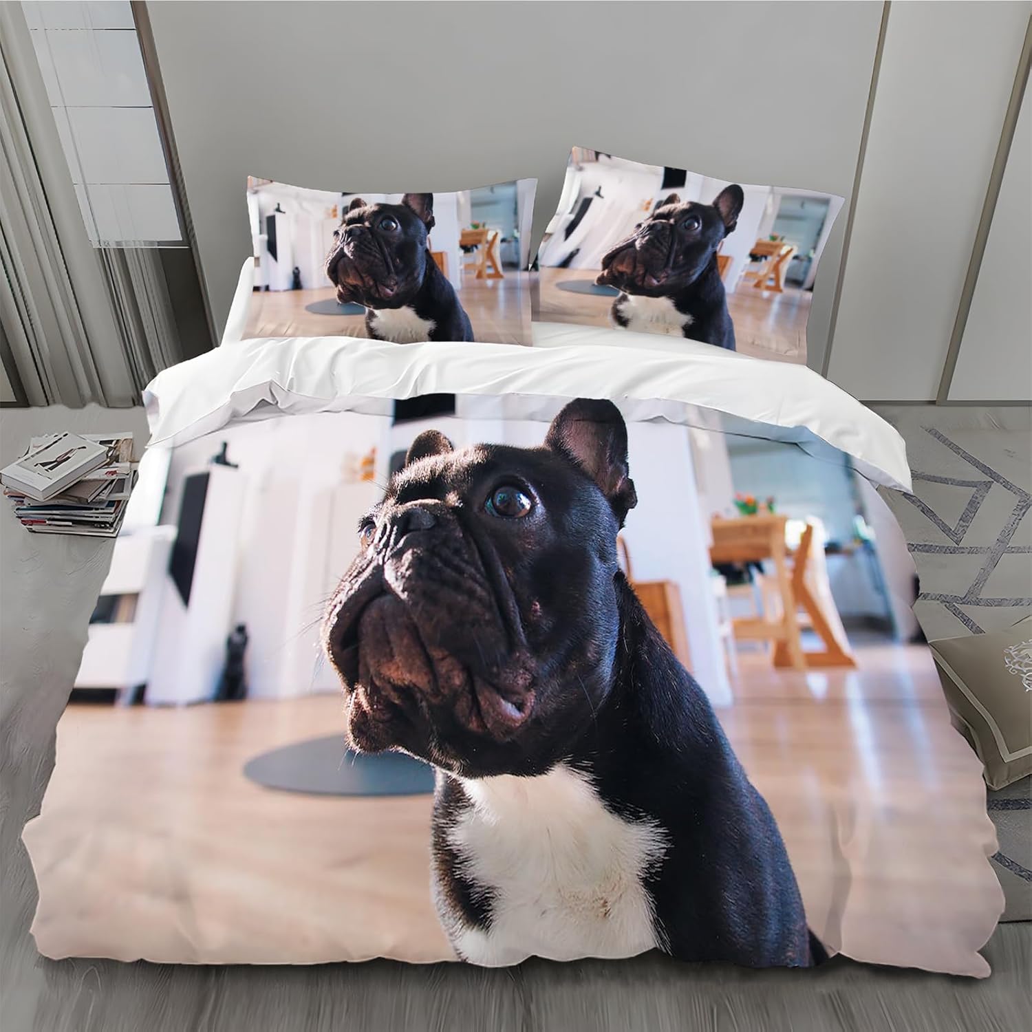 掛け布団カバー 木の色ブルドッグ け布団カバー 暖マイクロファイバー柔ら寝具全開ファスナー 紐4ヶ所付 ズレ防止 ふとんカバー 着脱 布団カバー 4点セット ふわふわあったか レッキス もふもふ 暖かい シープ調寝具カバーセットもこもこかけ布団カバーベッドスカート枕 楽天市場】 布団カバーセット 4点セット ダブル ワイドダブル あったか ふわふわ 毛足の長いシャギー 寝具カバー セット ふとんカバー ...