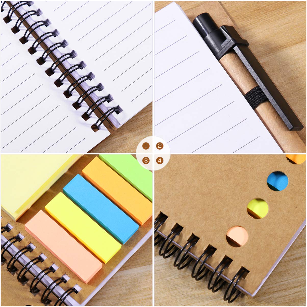 Amazon | メモ帳 リングノート 日記帳 クラフトノート