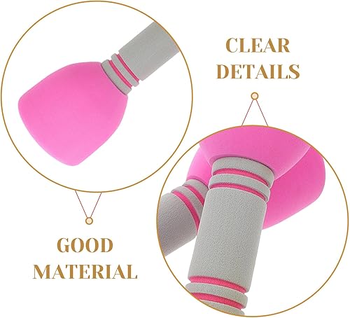 Miniatura 4 de VANZACK 1 par de mancuernas de plástico para niños y niñas, pesas de ejercicio suaves y ligeras para entrenamiento y actividades de