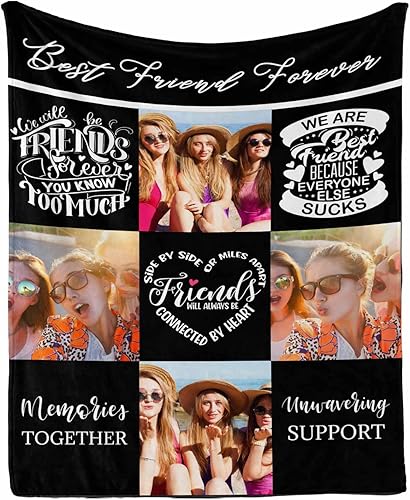 Miniatura 4 de D-Story Manta personalizada con fotos, texto, mantas personalizadas con imagen, manta de franela personalizada para niños, adultos, madre, padre,