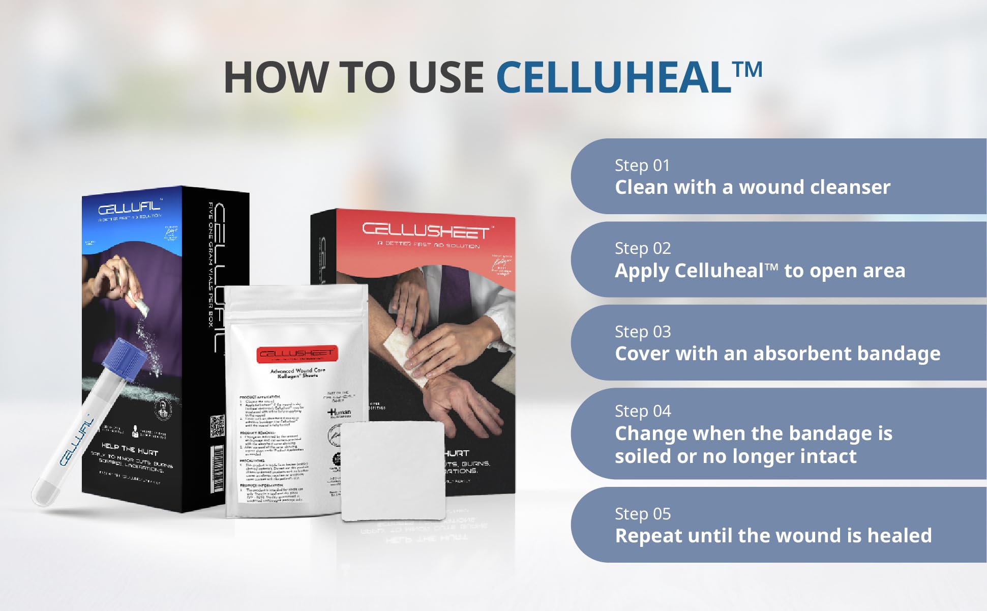 Celluheal Cellufil Collagen Particles For Advanced Seychelles - View #12