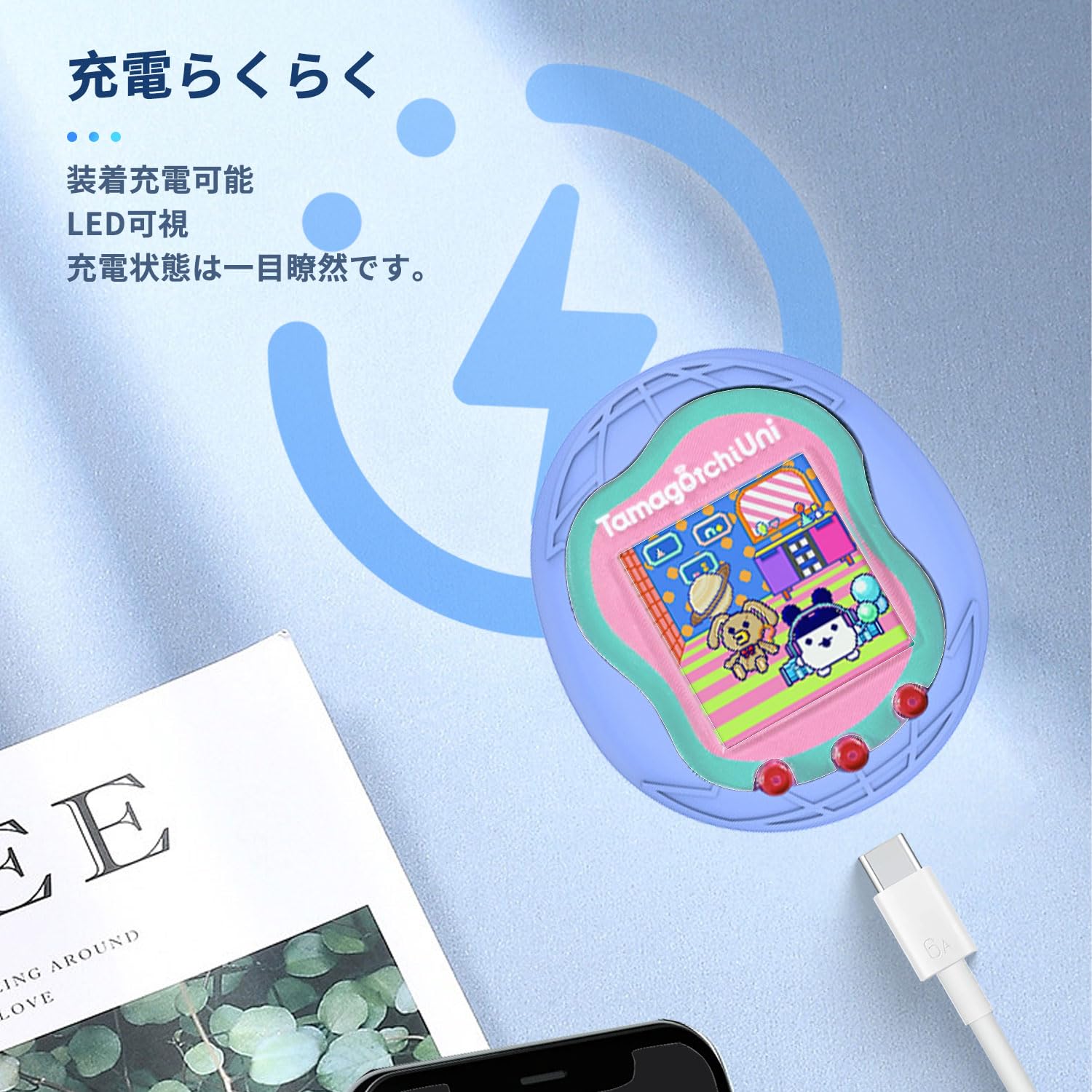 Amazon.co.jp: Tamagotchi Uni 用 保護ケース ケース カバー 【NOUKAJU
