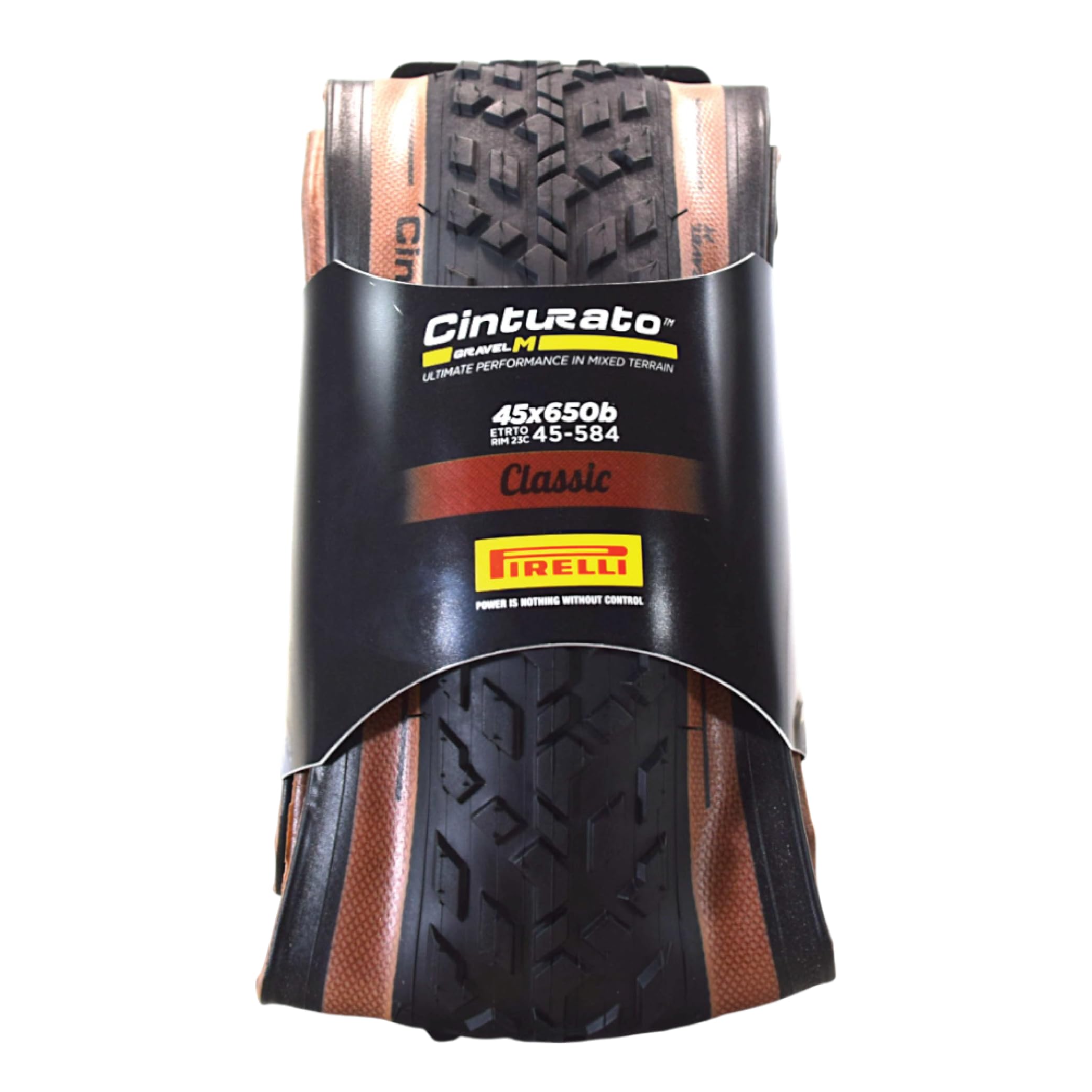 Pirelli Cinturato Gravel Mixed Terrain Folding 27.5 x 1.75, 650x45, Tan