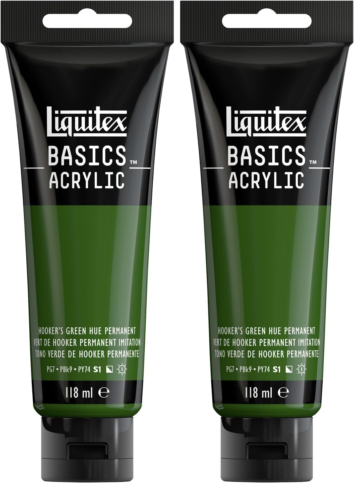 LIQUITEX Basics Acrylic Paint, Mars Black, 118 ml Tube — view 20