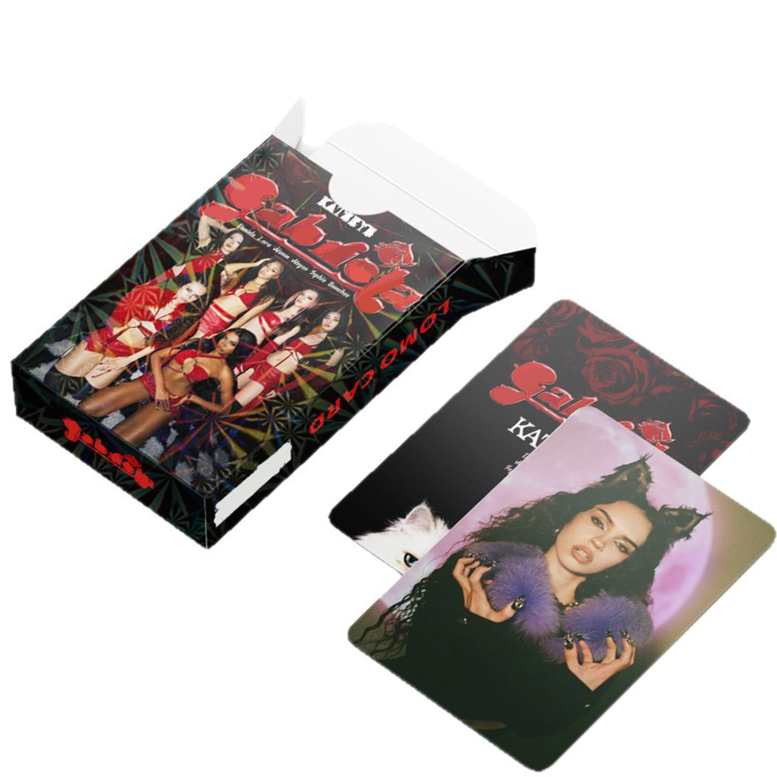 Photocard Katsseye, 60 Cartes 32 Autocollant, Lomo Cartes et Stickers, Collectionner Pour Fans
