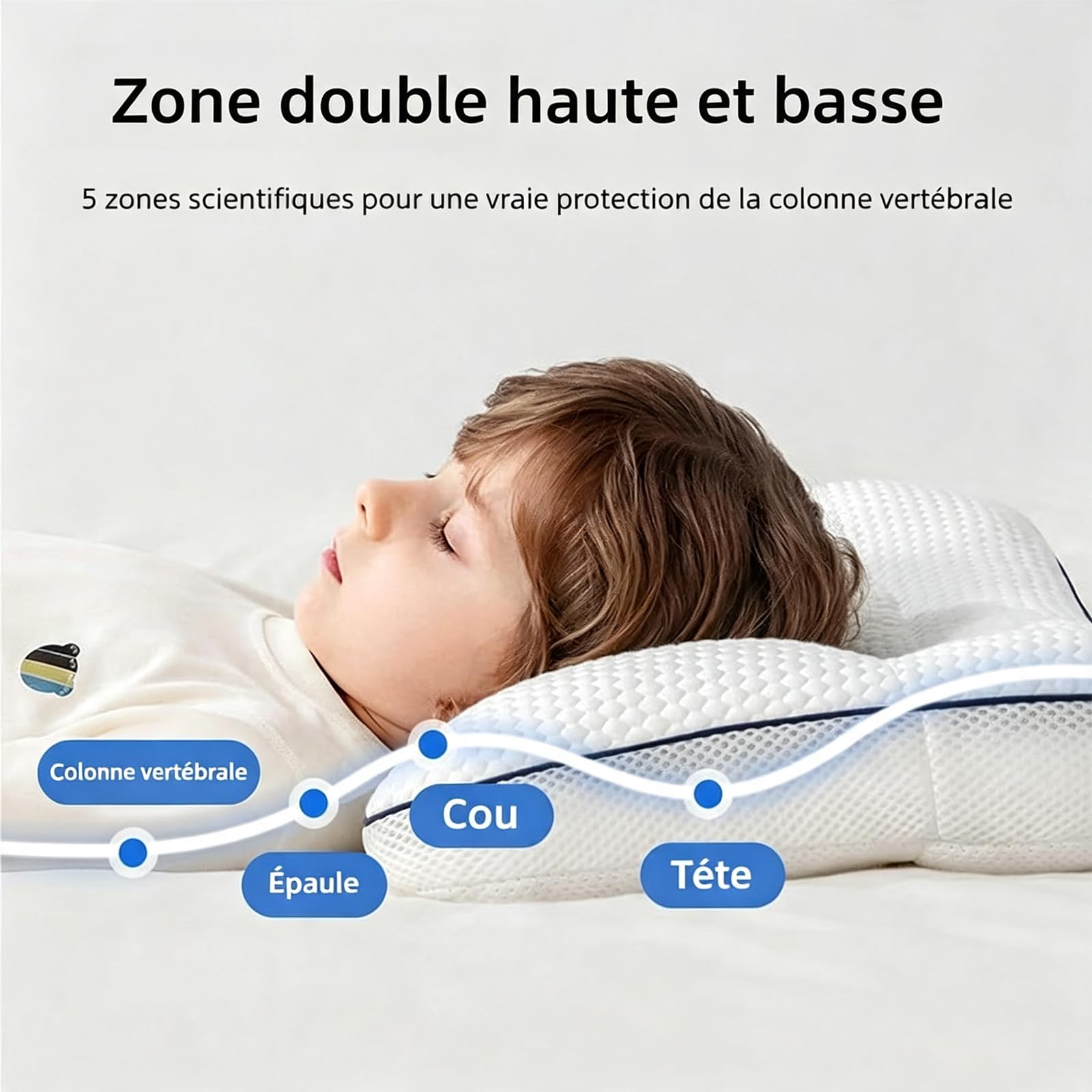 Oreiller La Petite Nuit Enfant,Peut être Lavé En Machine (H2 (3 à 8 ans))