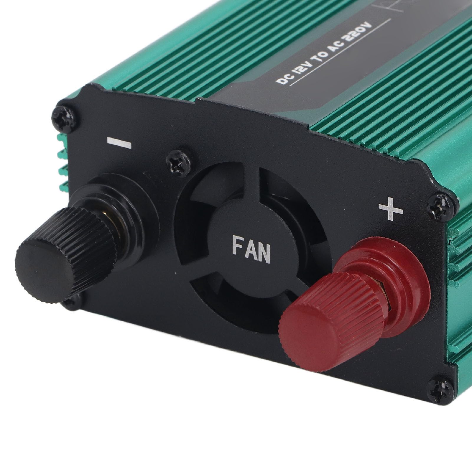 FTVOGUE Przetwornica Czystej Fali Sinusoidalnej 300 W Przetwornica Mocy ze Stopu Aluminium 12 V DC na 220 V AC z USB 5 2 A 6 Trybów Ochrony dla Samochodów Kemping Solar Elektronika Zewnętrzna
