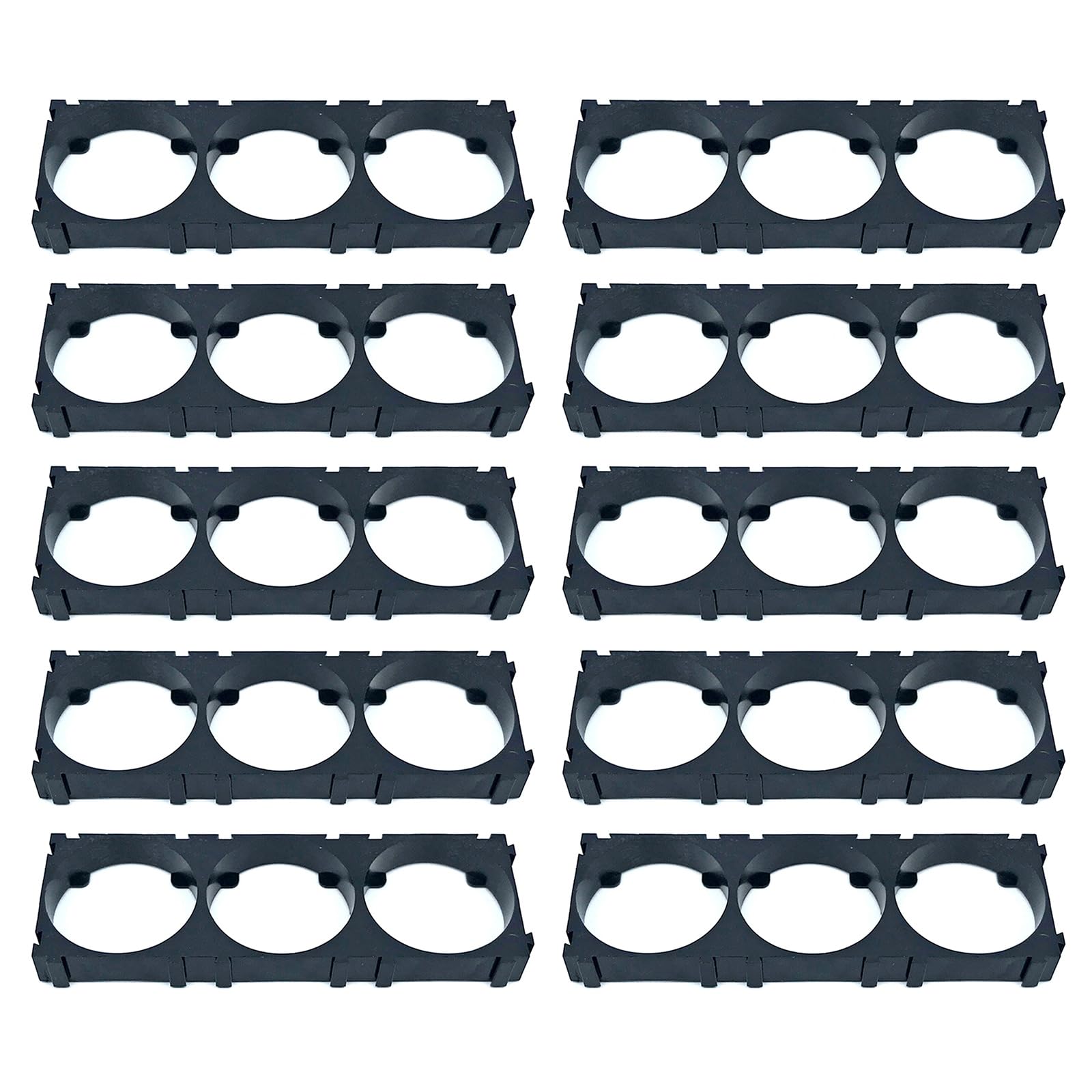 FLYXF 10Pcs 46160 Lithium Batteries Cell Holder Holder Bracket AntiVibration Case for Project 1x2Cell/1x3cell