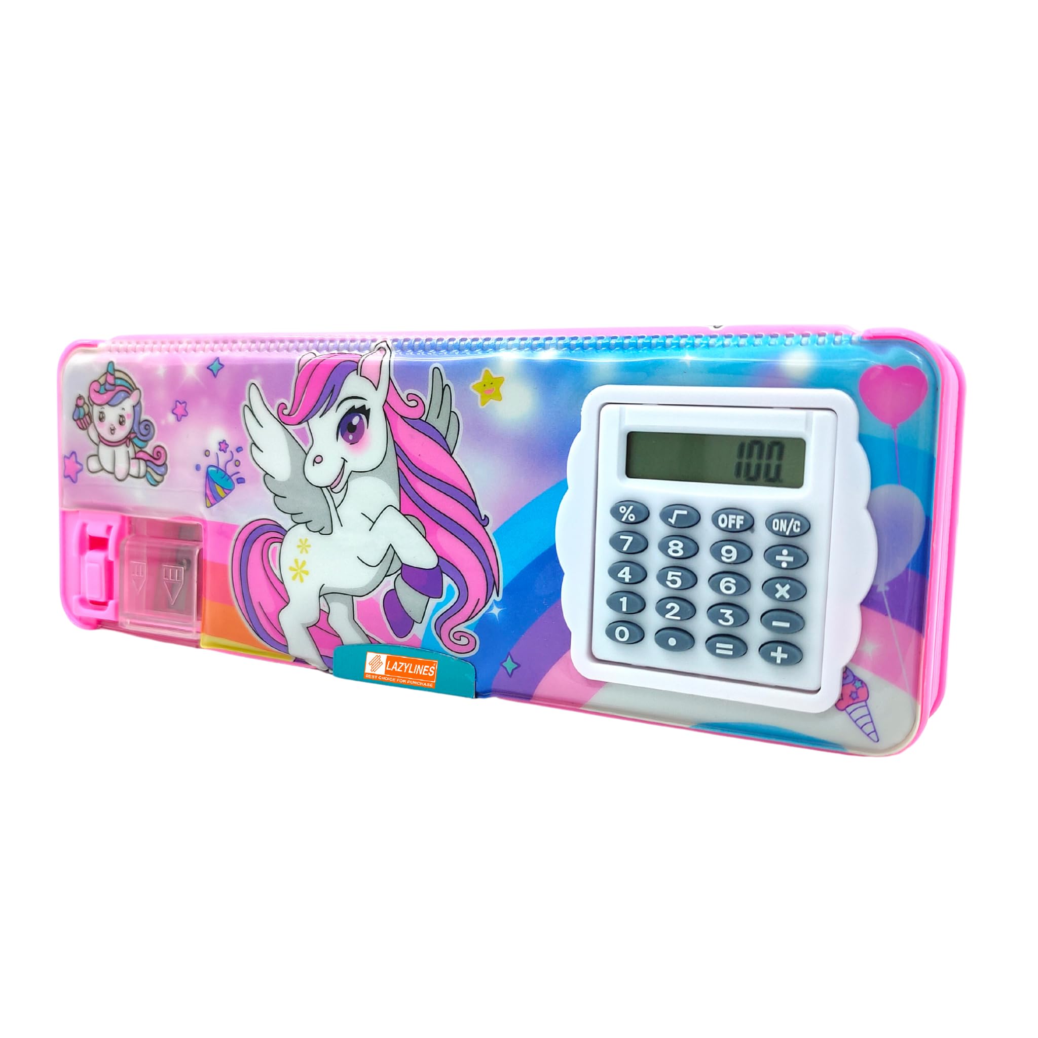 See full amazon price history chart for LAZYLINES Unicorn Art Pencil Box: Magnetic Lock, Inbuilt Calculator, and Dual Compartment Organizer with Dream Unicorn Artwork LAZYLINES Unicorn Art Pencil Box: Magnetic Lock, Inbuilt Calculator, and Dual Compartment Organizer with Dream Unicorn Artwork (B0CY5GW7DM) Amazon Price History, Amazon Price Tracker