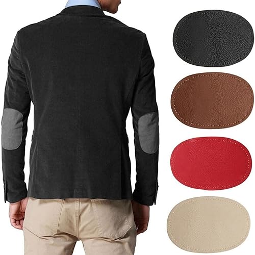 Miniatura 6 de 2 Piezas De Cuero Pu Parche Coser En Parches Repir Codo Rodilla Para Ropa Accesorios De Ropa - Color Café