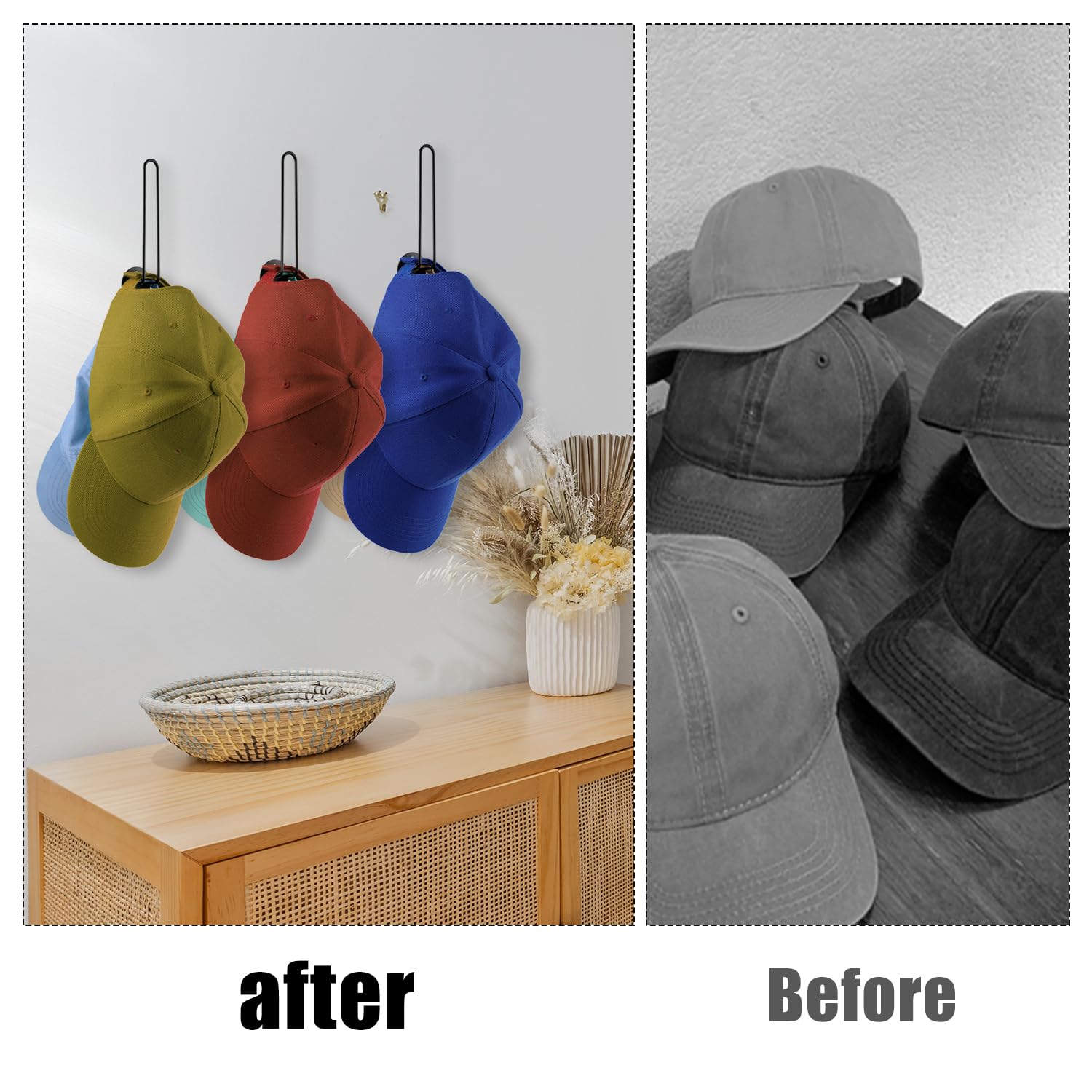 Support De Rangement Pour Casquettes De Baseball, Support En Acrylique Pour 7 Casquettes Pour Chambre A Coucher Placard Commode A~p131255295