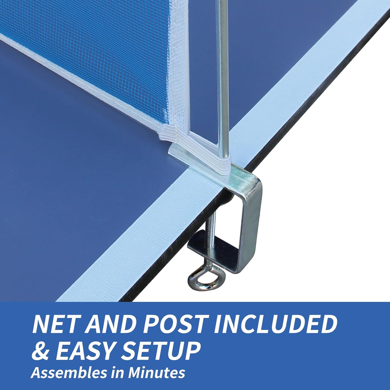 Foldable Ping Pong Table Top for Billiard Table, 9x5FT Table Tennis Table Topper for Pool Table, Indoor Outdoor Portable Table Tennis Conversion Top w/Net & Foam Padding