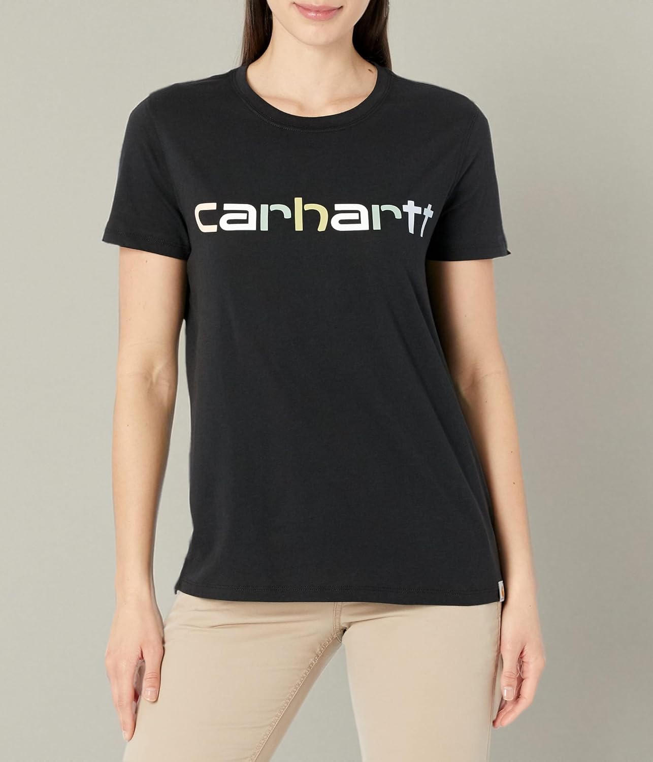 Carhartt Women's Lightweight Multicolor Logo Graphic T-Shirt - Image 2