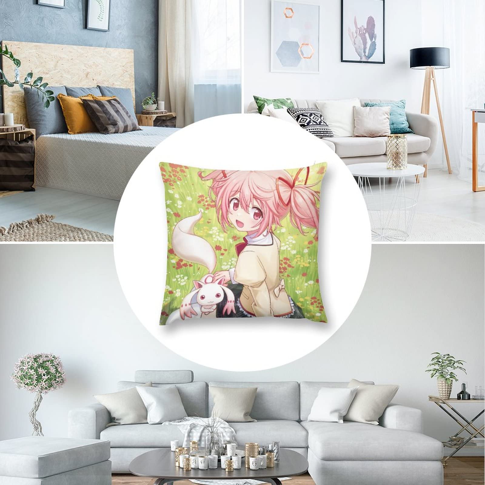 Amazon｜枕カバー 魔法少女まどか☆マギカ 鹿目まどか まくらカバー