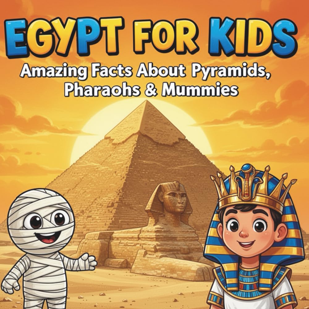 Egypt for Kids: Amazing Facts About Pyramids, Pharaohs & Mummies: A Fun Educational Book for Ages 6–10